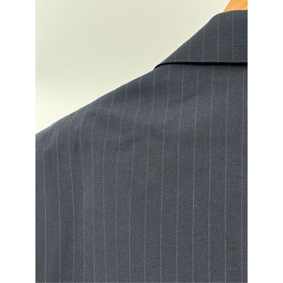 Brooks Brothers Sport Coat Blazer Men Size 39R Navy Blue Pinstriped - Picture 4 of 10